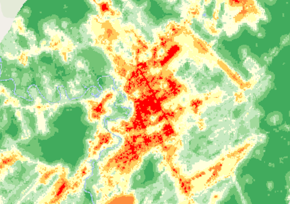 îlot de chaleur Saint-titre